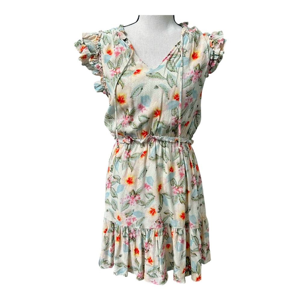 Willa Story Floral Ruffle Dress Small | Cottagecore Boho USA Made